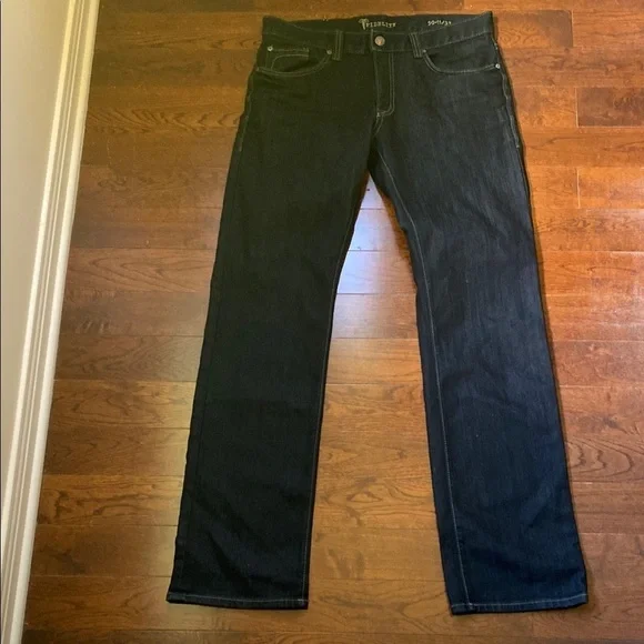 Fidelity M3010 Sabbath Rinse Men’s Jeans Size 33 Made in USA Dark Wash Straight - Picture 1 of 15